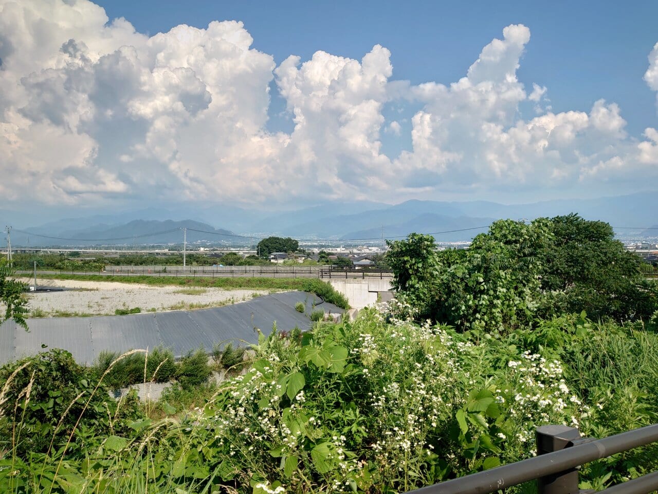 長野市三才からの山の景色