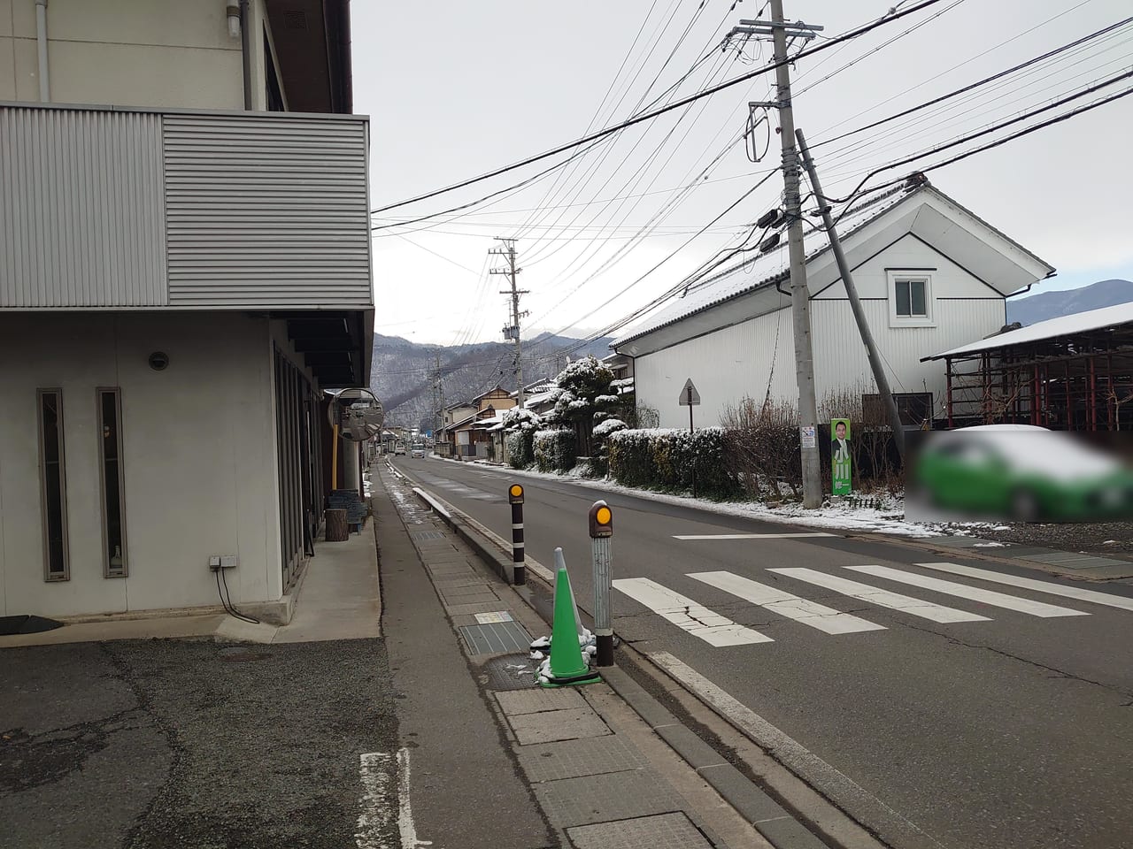 ちゅら雲の前の道