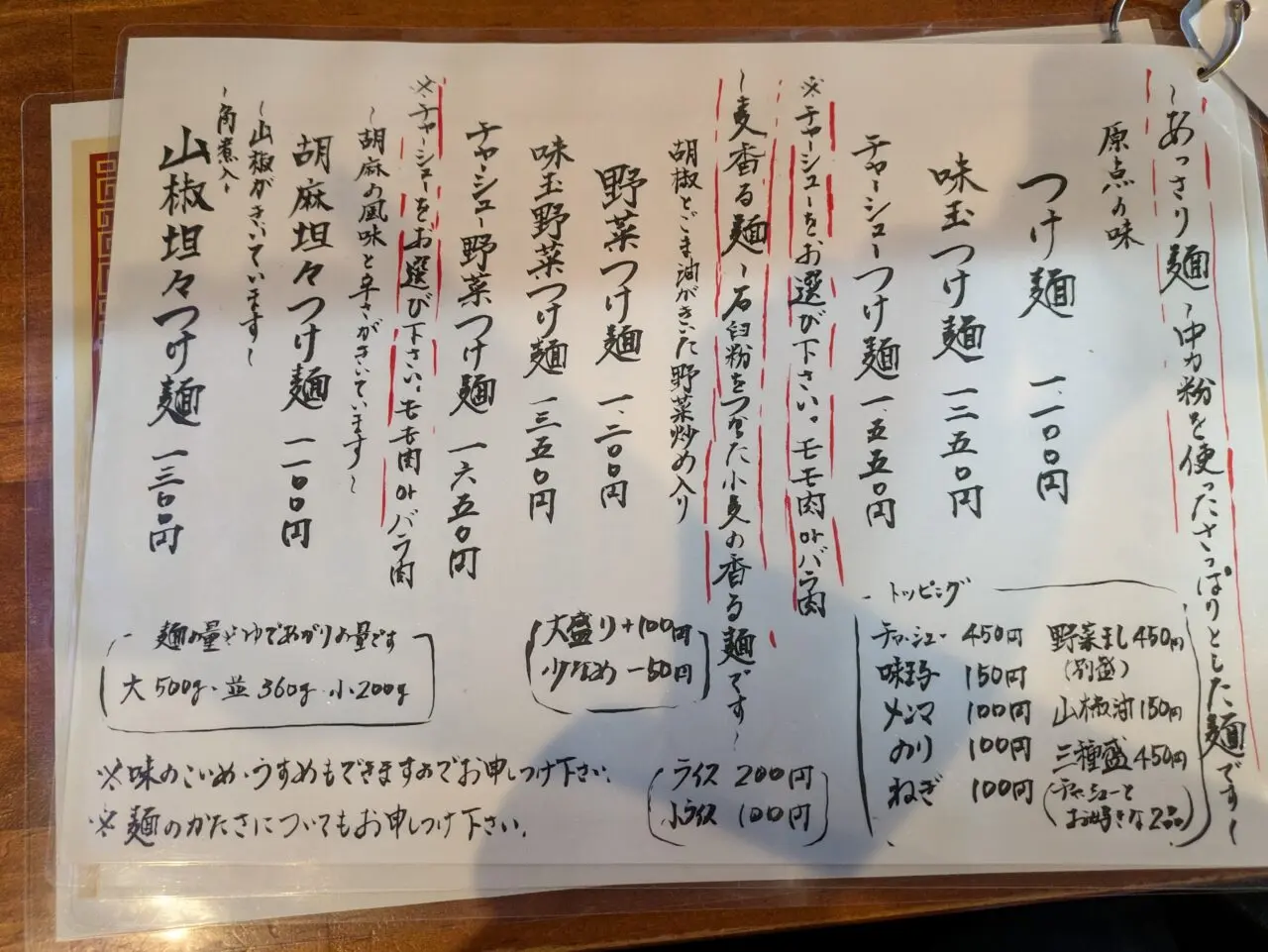 麺酒楽座わいち
