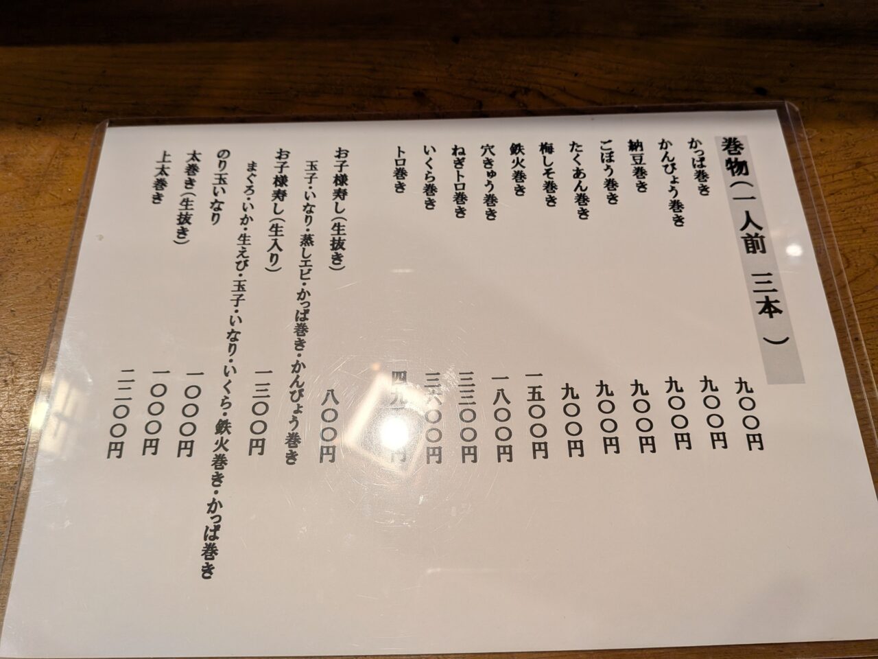 鮨仁三輪田町本店