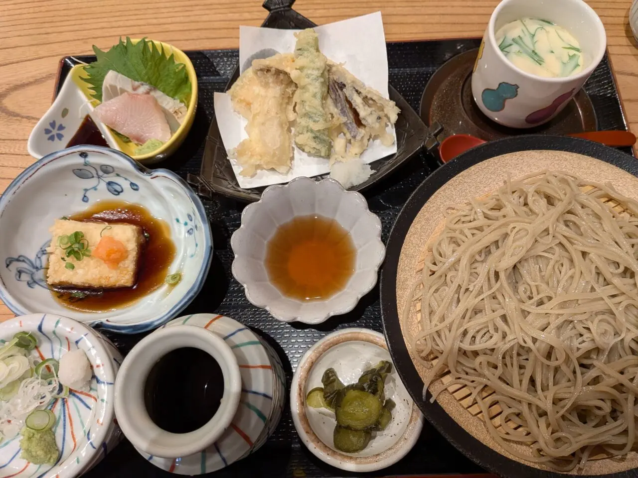 懐食 あおき 蕎麦 和彩